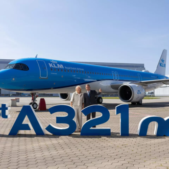 First A321neo delivery to KLM