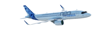 A320neo in flight