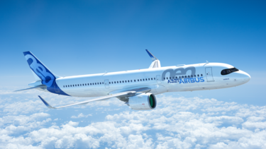 A321neo in flight
