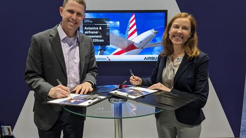 American Airlines - Avionics & Airframe agreement A320ceo - MRO Americas 2024