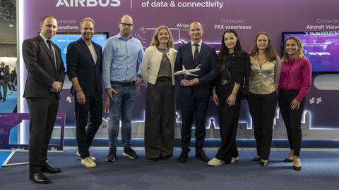 Czech Airlines & Smartwings on Airbus' stand during 2024 MRO Europe