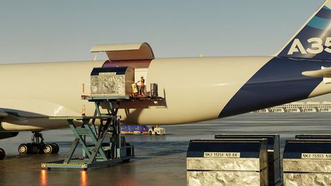 A350F door rendering