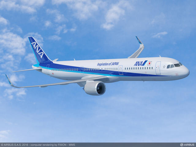 ANA single aisle flying