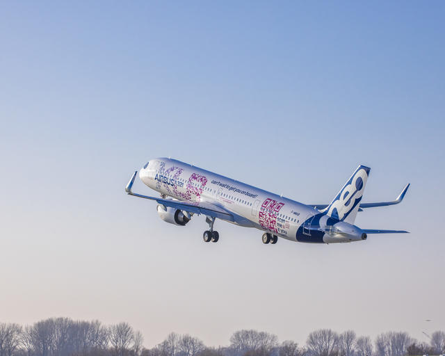 A321XLR Giant QR Code livery A321XLR Giant QR Code livery