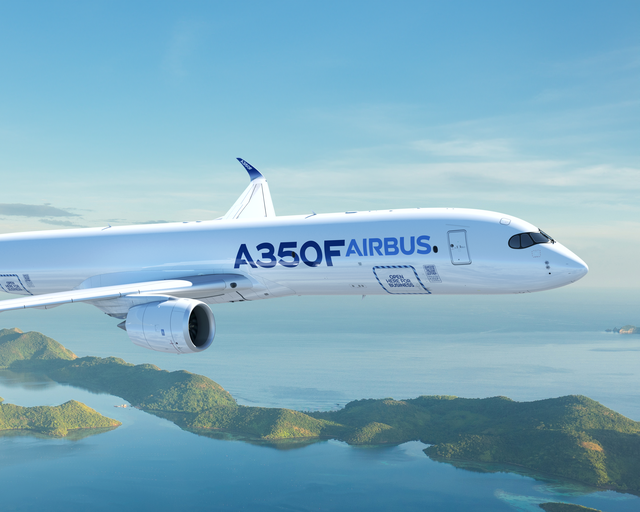 A350F in flight