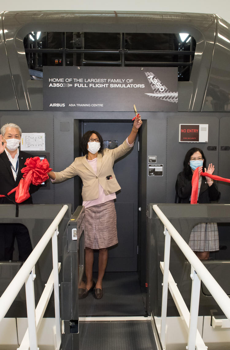 Inauguration of the 4th A350FFS at AATC Inauguration of the 4th A350FFS at AATC