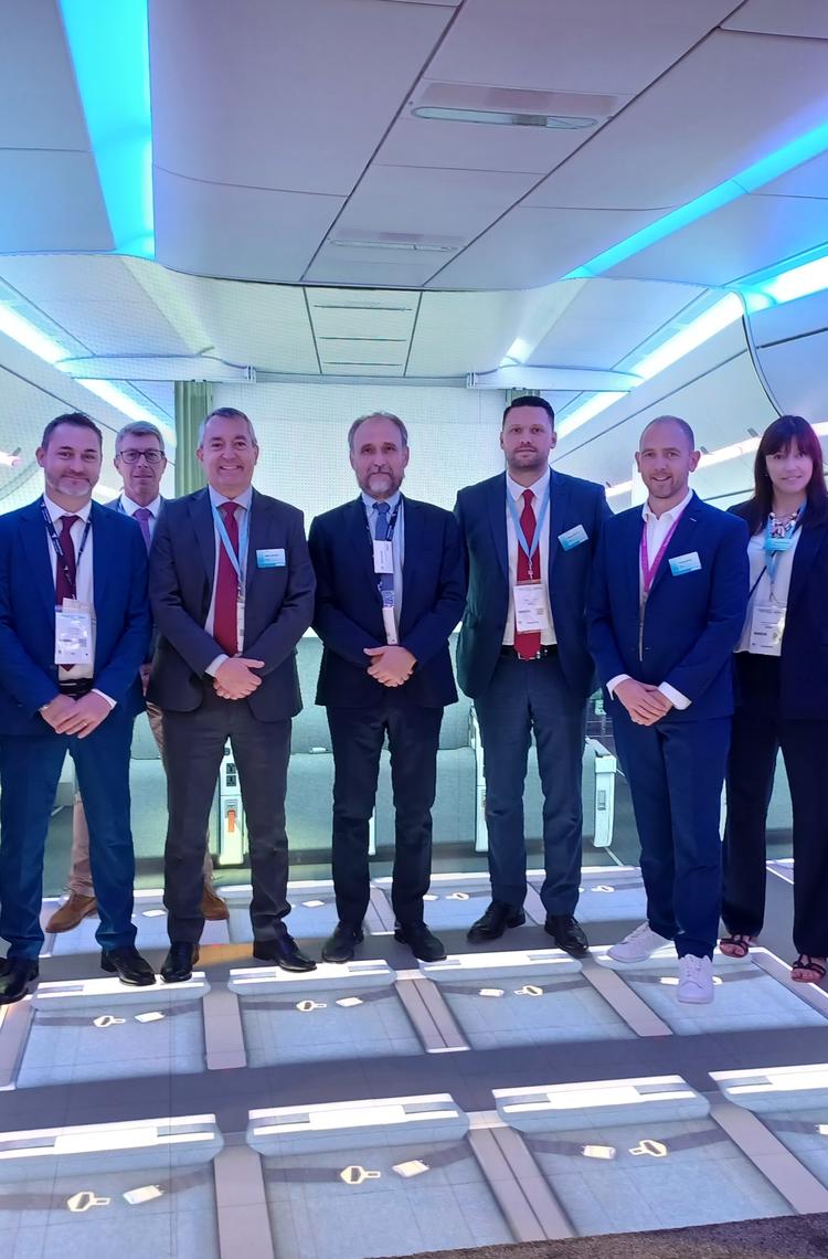 ITA A350 cabin retrofit deal team ITA A350 cabin retrofit deal team