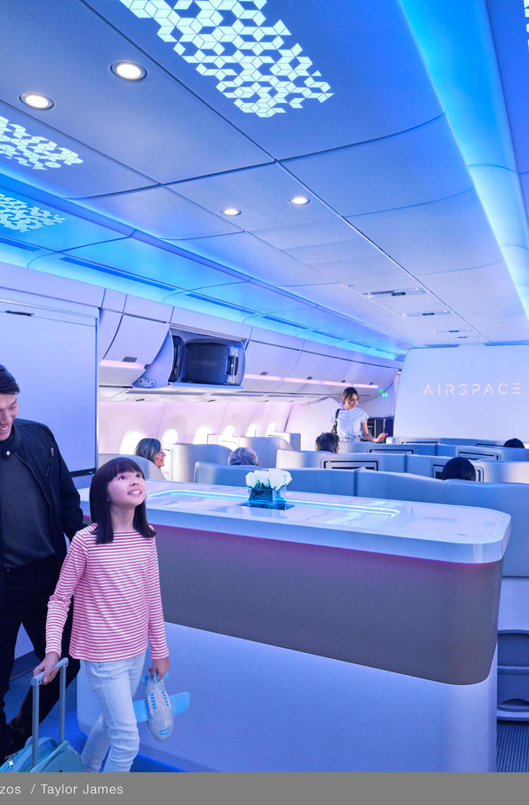 A350 Airspace welcome area
