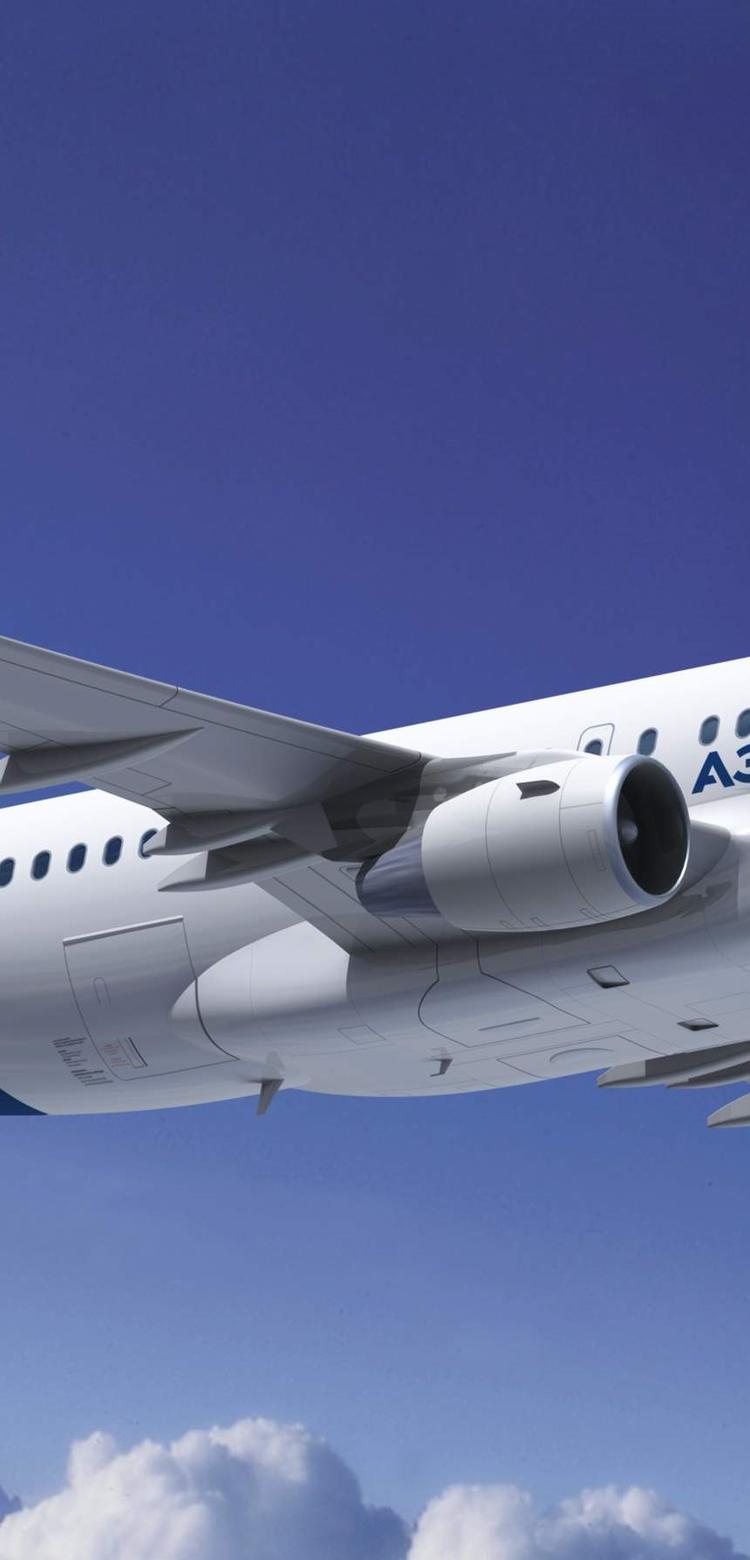 A319 in flight A319 in flight