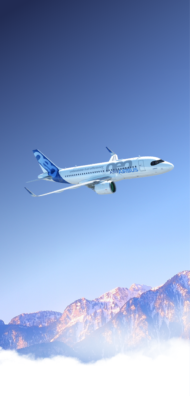 A319neo in flight A319neo in flight