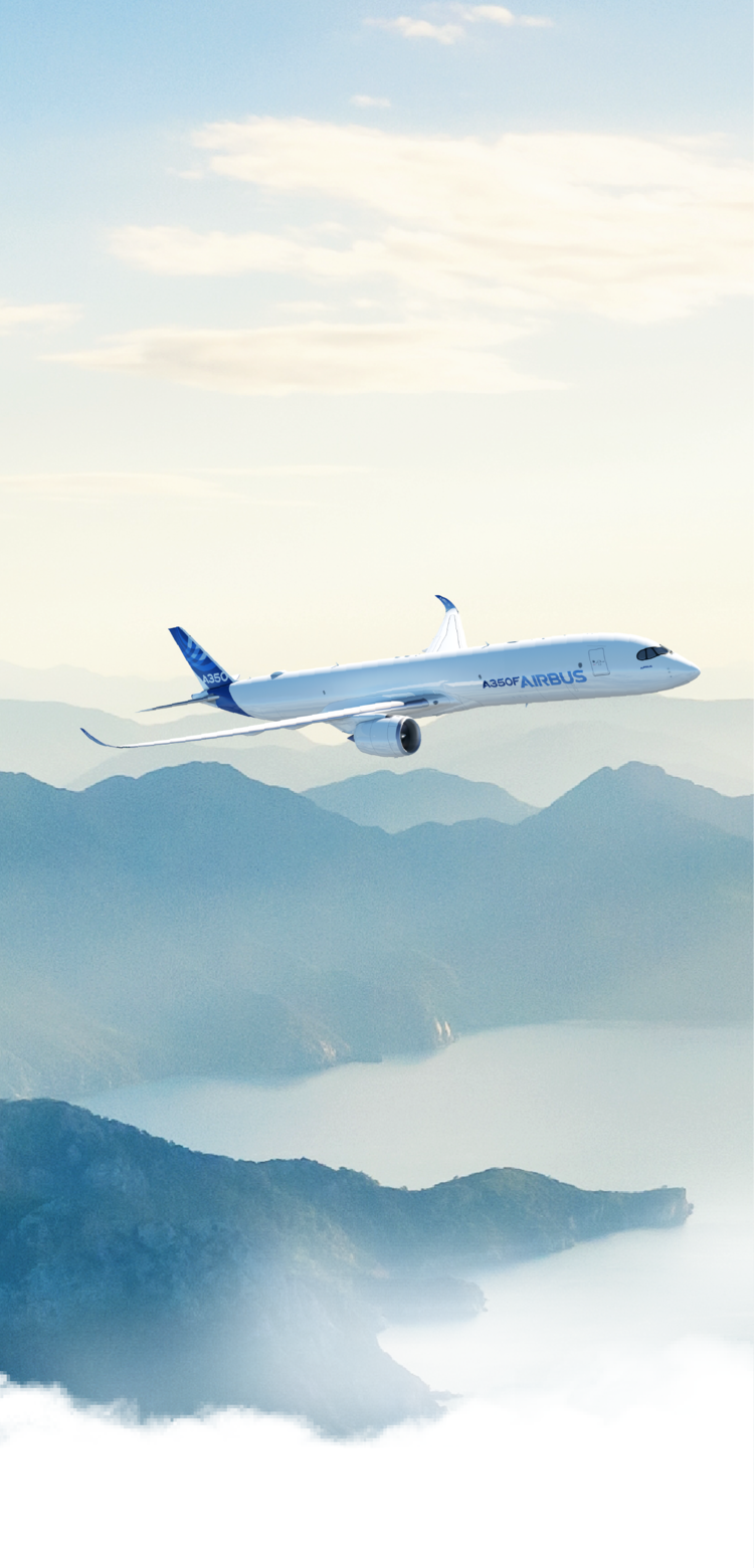 A350F in flight A350F in flight