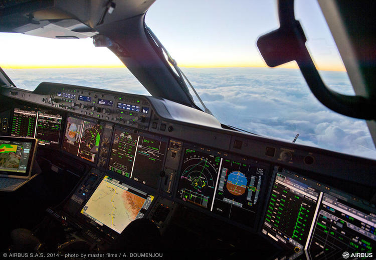 A350 cockpit