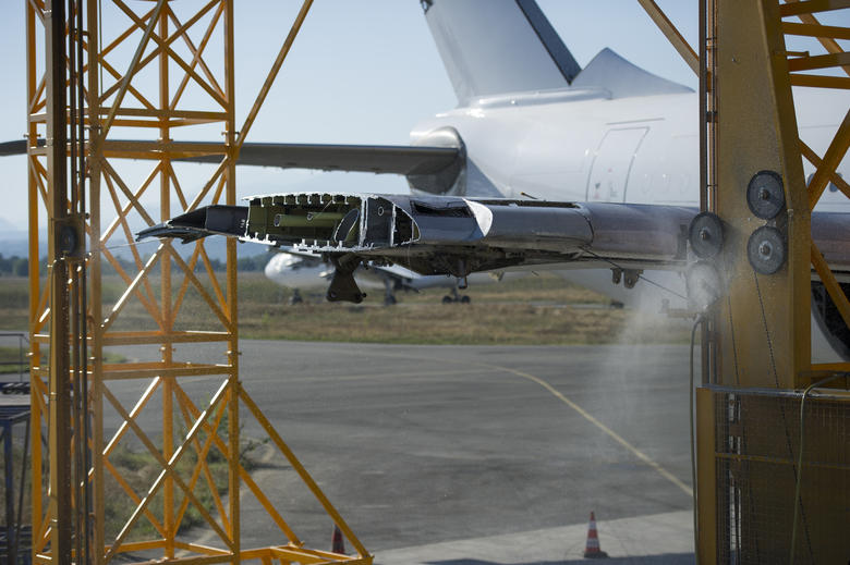 Cut wing recycling Airbus