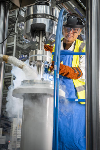 Cryogenic liquid nitrogen test