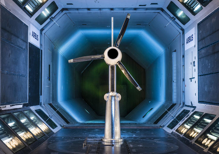 A Wind Tunnel Experiment in Progress