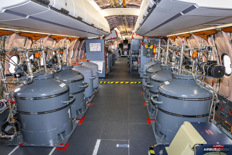 A321XLR MSN11000 with water ballast