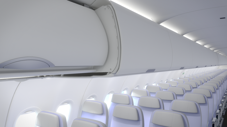 Before l bins on the left, after L bins on the right