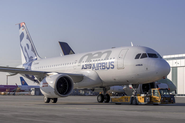 A319neo on the tarmac