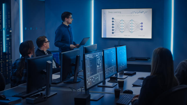 Team of Professional have meeting